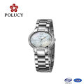 Gift Stainless Steel 30m Waterproof Stainless Steel Quartz Girls Wristwatch